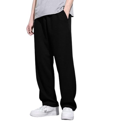 Sporthose Herren Elegante Trainingshose - Große Größen Activewear Sport Hose Sportbekleidung Breite Bodybuilding Freizeithose Weites Bein Lang Sweat Pants Männer Sweathose Mit Taschen von Generisch