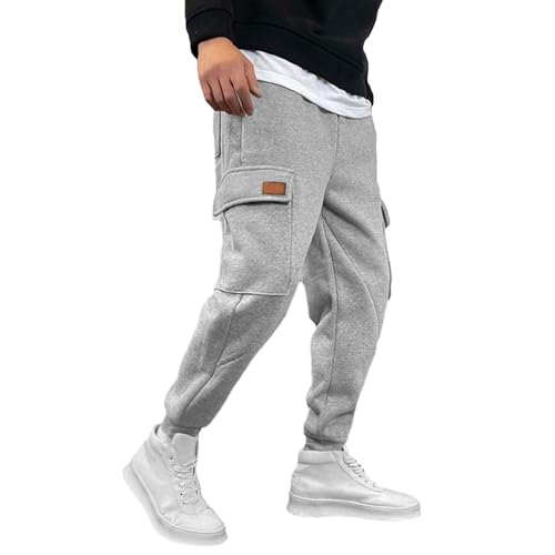 Sporthose Herren Lang Jogger Trainingshose Herren Herren Freizeit Jogginghose Herren Stretch Arbeitshose Herren Baumwolle Sweathose von Generisch