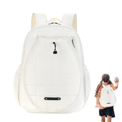 Sportschläger-Rucksack – Badminton-Tasche mit großem Fassungsvermögen | Verstellbare Tennisschläger-Abdeckung, Head-Tennis-Rucksack für Erwachsene und Kinder, vielseitige Tasche für Schläger, Training von Generisch