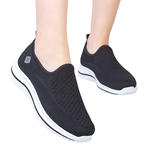 Sportschuhe Damen Weicher Boden Luftpolster Sneaker Arch Support Casual Turnschuhe Bequeme Schmerzlinderungs Wanderschuhe Bequem rutschfest Barfußschuhe Freizeit Jogging Wanderschuhe Turnschuhe von Generisch