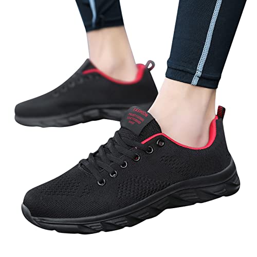 Sportschuhe Herren Casual Jogging Wanderschuhe Weicher Boden Luftpolster Sneaker Fitness Atmungsaktiv Flacheschuh Leichtgewichts Arch Support Wanderschuhe Mesh Outdoor Sommerschuhe von Generisch