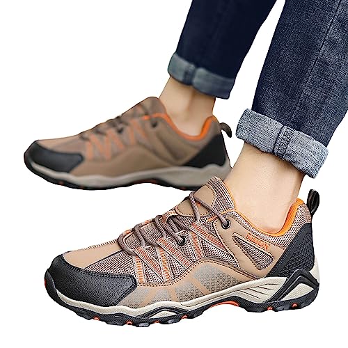 Sportschuhe Herren Leichtgewichts Luftpolster Anti-Rutsch Outdoor Freizeit Schuhe rutschfest Jogging Barfußschuhe Casual Atmungsaktiv Wanderschuhe Mesh Fitness Flacheschuh von Generisch