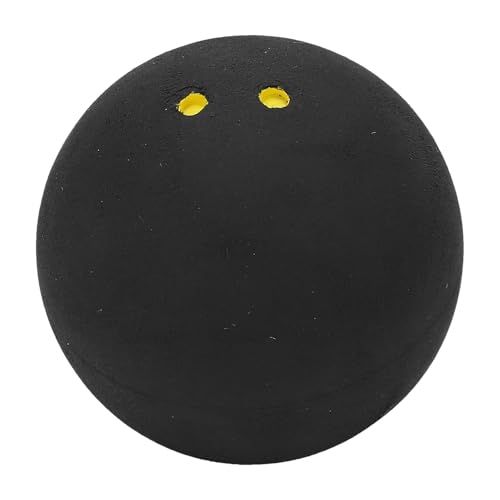 Squashbälle - Squashbälle Doppelter Gelber Punkt | Gelbe Doppelt Squashbälle | Squashbälle bis Progression | Squashball Wettkampf 38 mm | Sq-Schlägerbälle von Generisch