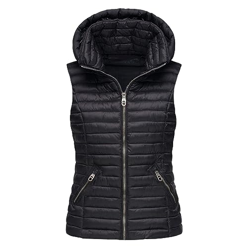 Steppweste Damen, Steppweste Damen, Lange Weste Damen Winterjacke Lang Jacke Herbst Waistcoat Jacken Für Steppweste Outdoor Winter Coat Women Mantel Daunenweste Vest Steppmantel Herbstjacke Mode von Generisch