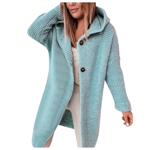 Strickjacke mädchen, Strickjacke Damen Sommer Cardigan - Häkelpulli Mit Knöpfen Feinstrickjacke Kuscheljacke Grobstrick Damenstrickjacke Frauen Strickcardigan Langärmelig Elegant Business Ol Boleros von Generisch