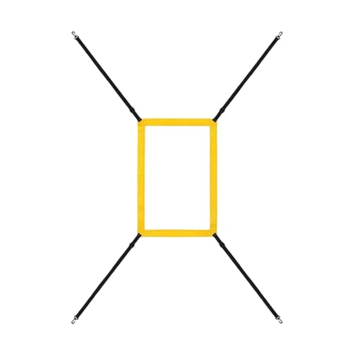 Strike Zone Target, Pitching Target, Pitching Strike Zone 4 verstellbare Riemen, Professionelle Pitcher-Trainingsgeräte für Baseball-Schlagnetze, üben Sie das Werfen und Schlagen mit Genauigkeit von Generisch