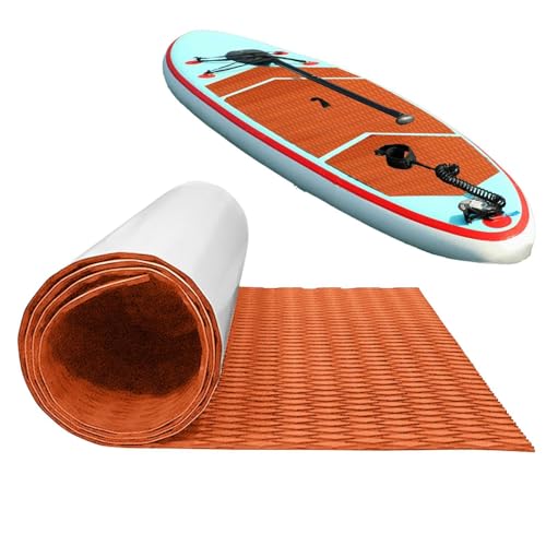 Surfboard Mat Grip Surfboard Traction Deck Pad Surf Pads Yatch Deck Pad, Rutschfester Selbstklebender Bodenbelag, zuschneidbare Eva-Schaumplatte, 120 x 30 cm Surfboard Mat Grip Surfboard Traction Deck Pad Surf Pads Yatch Deck Pad, Rutschfester Selbstklebender Bodenbelag, zuschneidbare Eva-Schaumplatte, 120 x 30 cm von Generisch