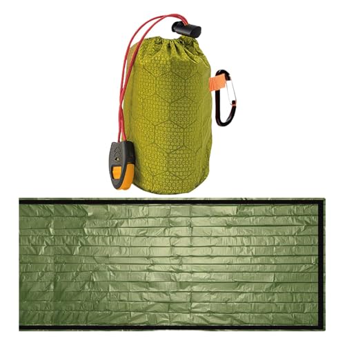 Survival-Schlafsack | Wasserdichter Campingsack – leichte Thermodecke, Überlebensausrüstung für Camping, Wandern, Outdoor-Abenteuer von Generisch