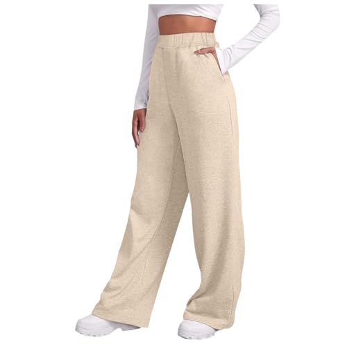 Sweatpants Damen, Sweatpants Damen Baggy Freizeithose - Sweathose Lang Outdoor Hose Große Größen Joggpants Bequeme Yogahose Teenager Mädchen Lockere Track Pants Outdoorhose Jogginghose von Generisch