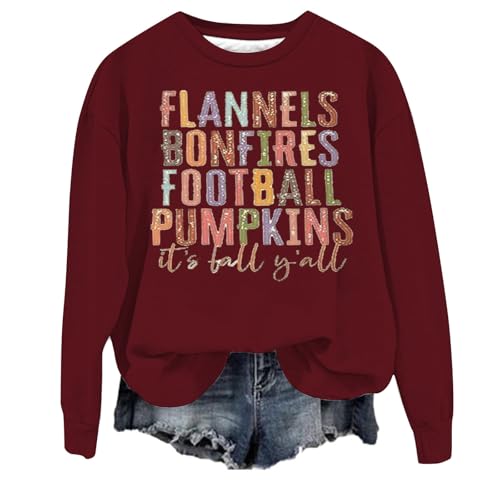 Sweatshirt Pullover Damen Oberteile Coole Sweater Barbara Mode Fleecepullover Oberteil Casual Rundhalsausschnitt Englischer Buchstabe Gedruckt Hoodie von Generisch