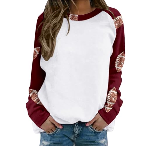 Sweatshirt Pullover Damen Oberteile Mode Klamotten Coole Bekleidung Langarm Pulli Casual Fleece Und Dicke Rote Love Print Hoodie von Generisch