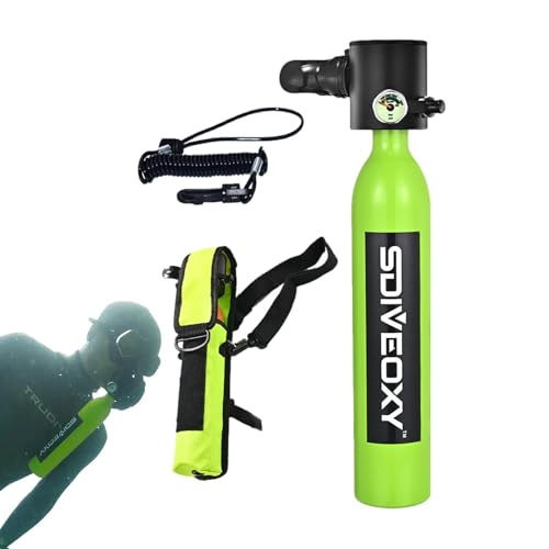 Tauchflasche Zum Sporttauchen, Scuba Diving Tank Equipment Tauchflasche Sauerstoffflasche Taucherflasche | Atemschutzgerät Sauerstofftank Scuba Diving Tank Mit Aufbewahrungstasche 0,5L 3000Psi Tauchflasche Zum Sporttauchen, Scuba Diving Tank Equipment Tauchflasche Sauerstoffflasche Taucherflasche | Atemschutzgerät Sauerstofftank Scuba Diving Tank Mit Aufbewahrungstasche 0,5L 3000Psi von Generisch