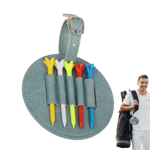 Tee-Halter für Golftasche,Golf-Tee-Halter | Golf-Teebeutel-Aufbewahrungskoffer - Professionelles Golf-Trainingszubehör, Golf-Tee-Tasche mit Gürtelbefestigung für Erwachsene und Kinder von Generisch