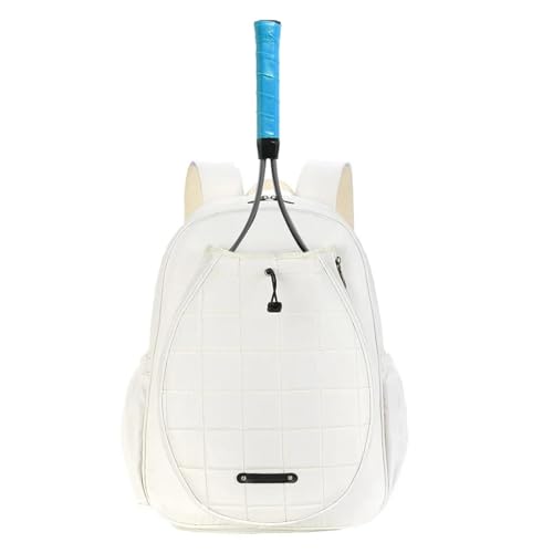 Tennis-Rucksack für Damen, tragbare Aufbewahrungstasche mit verstellbaren Schultergurten, große Kapazität, Kopf-Tennis-Rucksack, modische Tennisschläger-Tasche für Damen und Herren von Generisch