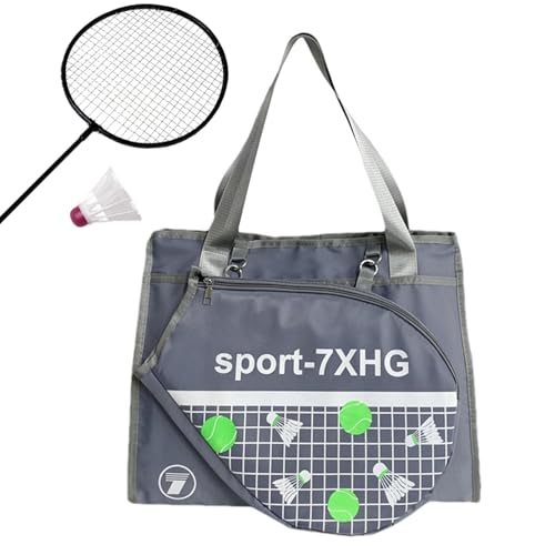 Tennisrucksack für Damen, Tennisschlägertasche | Leichte Badminton-Tasche, Tennistasche mit großem Fassungsvermögen | Badminton-Rucksack, wasserdichte Tennis-Tragetasche für Basketball, Fußball, Badmi von Generisch