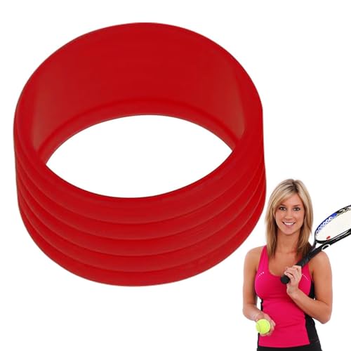 Tennisschläger-Band – Gummiring für Tennisschläger – Silikon-Griff | dehnbarer Schlägergriff Gummiring – Griffband für Tennisschläger Griff für Tennis, Badminton Tennisschläger-Band – Gummiring für Tennisschläger – Silikon-Griff | dehnbarer Schlägergriff Gummiring – Griffband für Tennisschläger Griff für Tennis, Badminton von Generisch