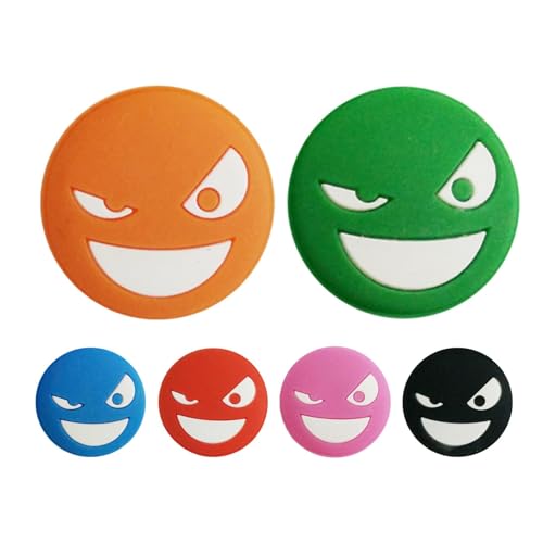Tennisschläger-Dämpfer, Tennis-Vibrationsdämpfer, Smiley-Gesicht, Stoßdämpfer, Tennisschläger-Vibrationsdämpfer, Tennisschläger-Zubehör für Saiten Tennisschläger-Dämpfer, Tennis-Vibrationsdämpfer, Smiley-Gesicht, Stoßdämpfer, Tennisschläger-Vibrationsdämpfer, Tennisschläger-Zubehör für Saiten von Generisch