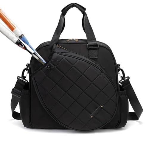 Tennisschlägertasche,Badmintonschlägertasche | wasserdichte Tennis-Umhängetasche,Multifunktionale Tennistasche für Erwachsene mit verstellbarem Riemen für Outdoor-Fitnessreisen Tennisschlägertasche,Badmintonschlägertasche | wasserdichte Tennis-Umhängetasche,Multifunktionale Tennistasche für Erwachsene mit verstellbarem Riemen für Outdoor-Fitnessreisen von Generisch