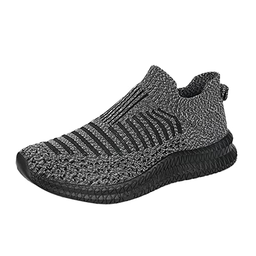 Tennisschuhe Herren, Turnschuhe Herren rutschfeste Atmungsaktiv Laufschuhe - Weite Slip on Trekkingschuhe Running Walkingschuhe Walking Freizeit Hallenschuhe Sportschuhe Fitness von Generisch