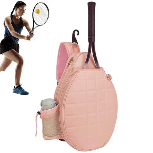 Tennistasche für Damen, mit Tragegriff oben, mit Wasserflaschenhalter und Haken, bedruckte Schultertasche, wasserabweisende Tennis-Tragetasche Tennistasche für Damen, mit Tragegriff oben, mit Wasserflaschenhalter und Haken, bedruckte Schultertasche, wasserabweisende Tennis-Tragetasche von Generisch