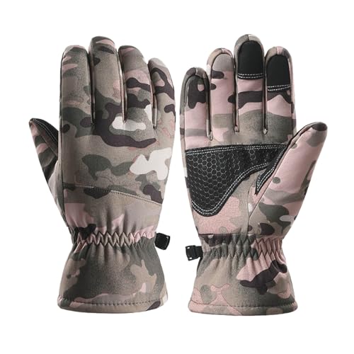 Thermo Handschuhe Herren Winter-Outdoor Handschuhe Winter-Warme Fahrradhandschuhe-Thermohandschuhe Winterhandschuhe Skihandschuhe Laufhandschuhe Wärmende Radhandschuhe Thinsulate Reithandschuhe Winter von Generisch