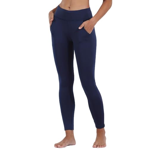 Thermo Leggings Damen Dicke Outdoor Hose Zuhause High Waist Umstandsleggings Plüsch Gym Thermoleggins Lang Warm Thermohose Gefütterte Yogahose Wanderleggins von Generisch