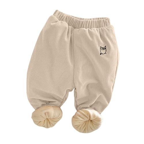 Thermohosegs Kinder 110 Gefüttert Schule Thermoleggings Atmungsaktiver Basic Hose Training Baumwolle Winterleggings Elastisch Tanz Tanzhose Jogging Rutschfrei Leggings von Generisch