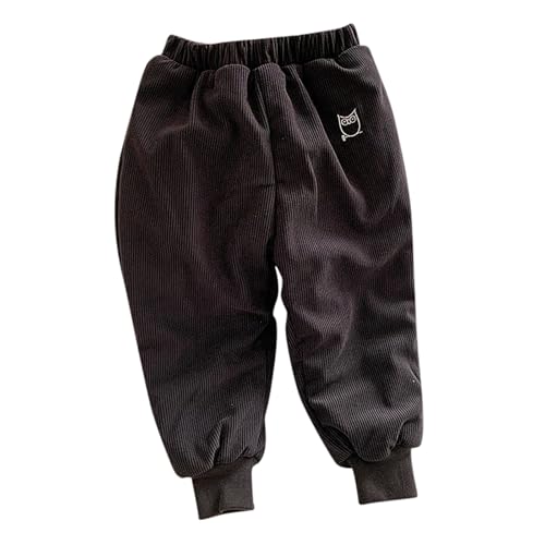 Thermohosegs Kinder 110 Gefüttert Schule Thermoleggings Atmungsaktiver Basic Hose Training Baumwolle Winterleggings Elastisch Tanz Tanzhose Jogging Rutschfrei Leggings von Generisch