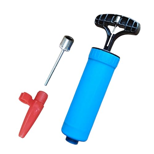 Tragbare Ballluftpumpe, Ballpumpe für Sportbälle,Tragbare Sportball-Luftpumpe - Blaue manuelle Luftpumpe mit Nadel, verschleißfeste Handpumpe für Basketball, Luftballons, Volleyball Tragbare Ballluftpumpe, Ballpumpe für Sportbälle,Tragbare Sportball-Luftpumpe - Blaue manuelle Luftpumpe mit Nadel, verschleißfeste Handpumpe für Basketball, Luftballons, Volleyball von Generisch