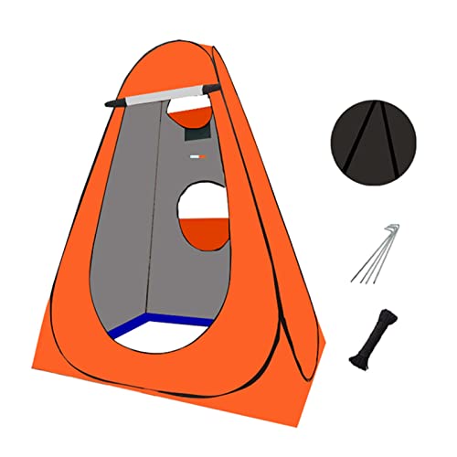 Tragbares Pop-Up-Camping-Duschzelt mit Tragetasche und Bodennägeln – Outdoor-WC, Sichtschutz für Wandern, Picknick, Strand von Generisch