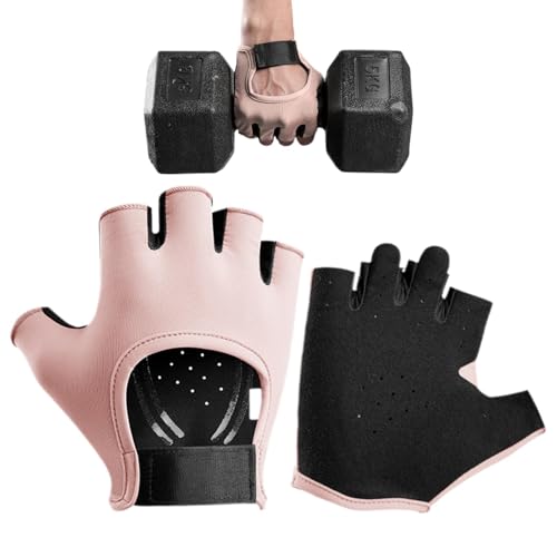 Trainingshandschuhe Gewichtheberhandschuhe,Trainingshandschuhe für Damen | Verstellbare Trainingshandschuhe im Halbfinger-Design | Abriebfeste Trainingshandschuhe im Halbfinger-Design für das Fitnesss von Generisch