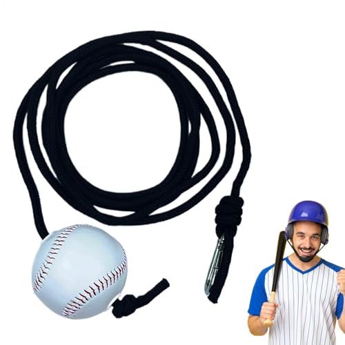 Trainingshilfe für Baseball, Baseball-Schlagtrainerseil - Schwungtrainingsseil zum Schlagen von Baseball - Für den Innen- und Außenbereich zum Üben der Baseballschwungfähigkeiten, Trainingshilfe für u von Generisch