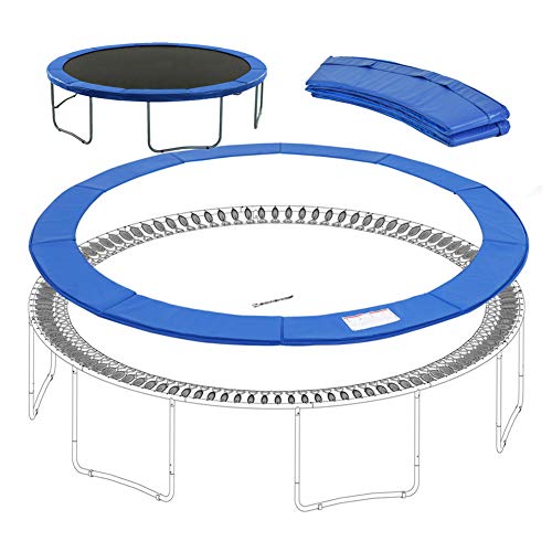 Trampolin-Ersatz-Sicherheitspolster, wasserdichtes Trampolin-Zubehör, langlebige und wasserabweisende Schutzabdeckung, Outdoor-Trampolin-Zubehör von Generisch