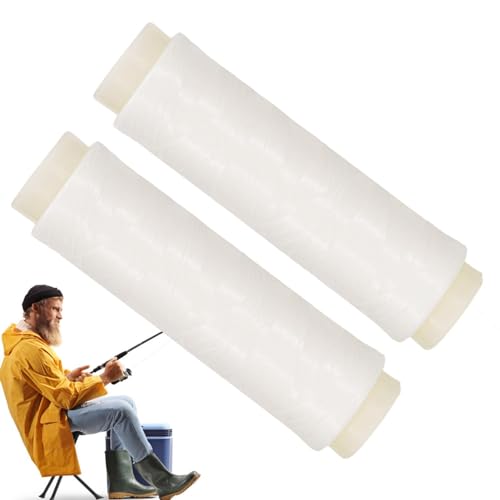Transparente Angelschnur, unsichtbare Schnur - 2 Rollen, 656 Fuß pro Spule Nylonfaden,0,2 mm unsichtbarer dehnbarer Draht, Langstrecken-Angelfaden für Lachs, Stör, Barsch, Garnelen, Krabben Transparente Angelschnur, unsichtbare Schnur - 2 Rollen, 656 Fuß pro Spule Nylonfaden,0,2 mm unsichtbarer dehnbarer Draht, Langstrecken-Angelfaden für Lachs, Stör, Barsch, Garnelen, Krabben von Generisch