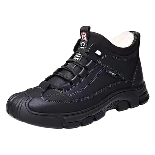 Trekkingschuhe Herren Leicht Sportschuhe Bequem Winterstiefel Sportlich Wanderschuhe Warm Gefüttert rutschfeste Laufschuhe Mit Fußgewölbeunterstützung Turnschuhe Winter Outdoor Schuhe Trekkingschuhe Herren Leicht Sportschuhe Bequem Winterstiefel Sportlich Wanderschuhe Warm Gefüttert rutschfeste Laufschuhe Mit Fußgewölbeunterstützung Turnschuhe Winter Outdoor Schuhe von Generisch
