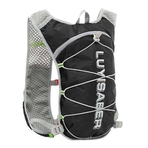 Trinkweste zum Laufen, Wasserweste zum Laufen - Reflektierender Wanderrucksack,Ultraleichter Laufrucksack mit verstellbarem Schultergurt, Wasserrucksack für alpines Skifahren, Radfahren Trinkweste zum Laufen, Wasserweste zum Laufen - Reflektierender Wanderrucksack,Ultraleichter Laufrucksack mit verstellbarem Schultergurt, Wasserrucksack für alpines Skifahren, Radfahren von Generisch