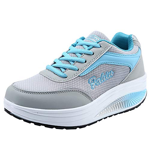 Turnschuhe Damen, Turnschuhe Damen Bequeme Sportschuhe - Sneaker Walking rutschfest Barfußschuhe Leichte Laufschuhe Frauen Outdoor Tennisschuhe Mit Luftpolster Gym Fitness Running Shoes von Generisch