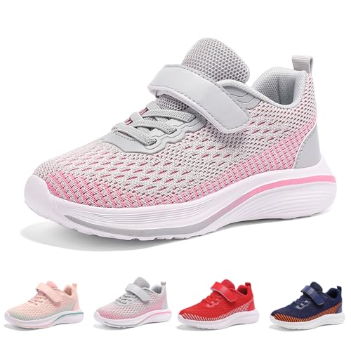 Turnschuhe Mädchen Sportschuhe Turnschuhe Jungen Laufschuhe Mesh Atmungsaktiv Leicht Outdoor Sneaker Hallenschuhe Kinder Tennisschuhe von Generisch