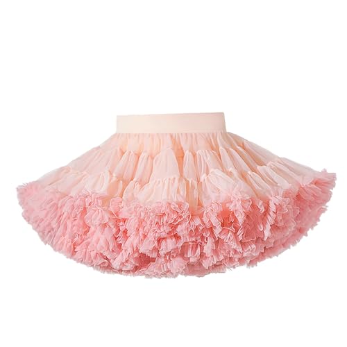 Tutu Mädchen，Tutu Mädchen Kurz 50Er Tütü - Tüllrock Kostüm Kinder Karneval Kleinkind Kleid Sommer Mode Röcke Tüll Sterne Funkelnde Pailletten Ballett Rock von Generisch