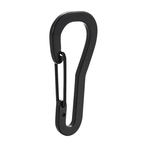 Verschlusskarabiner - Karabiner-Verriegelungsclips,Tragbare Karabiner Schlüsselanhänger Clip Haken für Camping Angeln Reisen Rucksack Wandern von Generisch