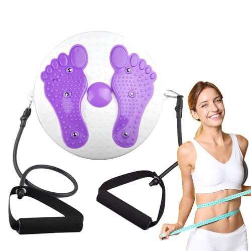 Waist Whisper Exerciser - Twist Workout Board Exercise Board - Waist Sculptor Machine, Body Shaping Waist Twisting Disc for Home Gym Workout von Generisch