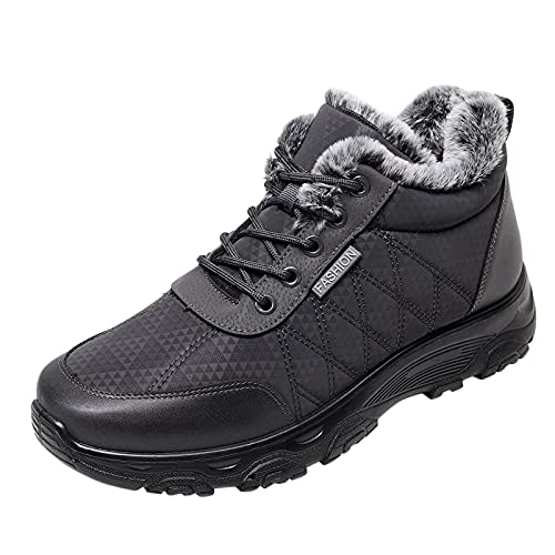 Wanderschuhe-Wasserdicht, Trekking- & Wanderschuhe Für Herren Winterstiefel rutschfeste Winterschuhe Schneestiefel Mit Warm Gefüttert Winterboot Winter Outdoor Wasserdicht Wanderschuhe von Generisch