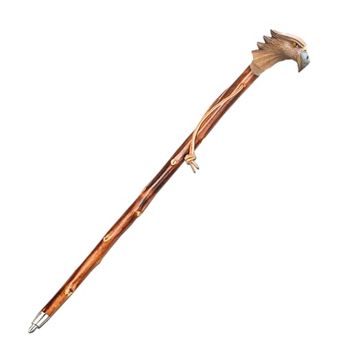 Wanderstock Holz mit handgeschnitztem Adlerkopf- 5 Farben - Sympolen Sternzeichen 98-170 cm Gravur BIS ZU 15 Zeichen IM Preis ENTHALTEN Wanderstock Holz mit handgeschnitztem Adlerkopf- 5 Farben - Sympolen Sternzeichen 98-170 cm Gravur BIS ZU 15 Zeichen IM Preis ENTHALTEN von Generisch