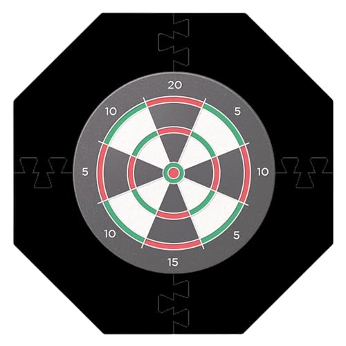 Wandschutz für Dartscheibe, Dartscheiben-Wandschutz | Achteckiger Dartscheiben-Schutzring,Spleißen von Dartboard-Surround-Wandschutz, multifunktionale Dartboard-Rückwände von Generisch