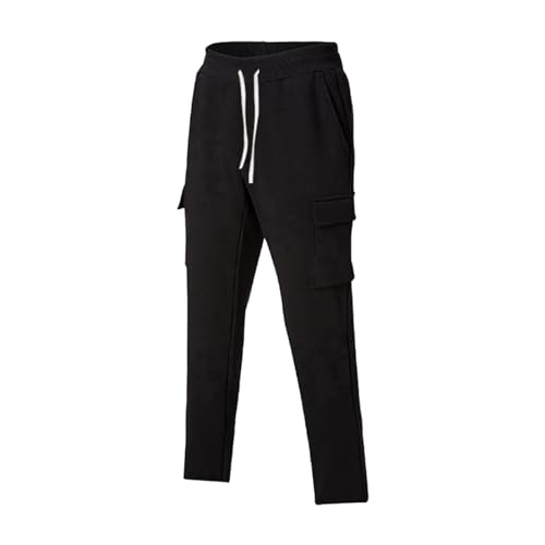 Warehouse Deal retourenwareOutdoor Hosen Für Herren Gefütterte Jogginghose Herren Thermohose Herren Winter Winter Fahrradhose Herren Winter Jogginghose Arbeitshose Winter Herren Schwarz M von Generisch