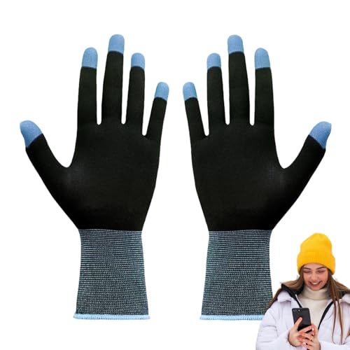 Warme Handschuhe für Herren, warme Winterhandschuhe | Thermohandschuhe Touchscreen Gestrickte warme Handschuhe - Weiche -Handschuhe, rutschfeste, isolierte Handschuhe zum Fahren und Laufen von Generisch