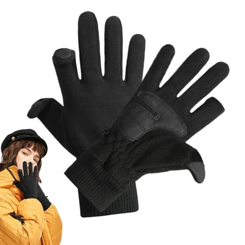 Warme Handschuhe für kaltes Wetter, warme Winterhandschuhe für Männer und Frauen | Warme und gemütliche Winterhandschuhe Fahrradhandschuhe | Warme Handschuhe mit rutschfestem Griff für Radfahren, Klet von Generisch