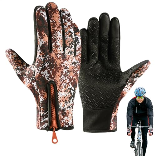 Wasserdichte Handschuhe, warme Fäustlinge, Winterwetter, Fäustlinge für Sport, thermische wasserdichte Handschuhe, kaltes Wetter, Wintersportkleidung zum Fahren, Arbeiten von Generisch