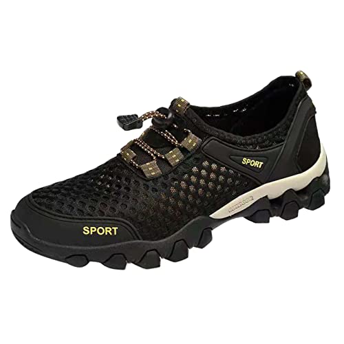 wasserdichte Schuhe Herren: Bequem Sportlich 48 Leicht Outdoor Schuhe Wanderschuhe rutschfeste Hoch Schnellverschluss Abriebfest Schuhe Sneaker Wasserdicht Atmungsaktive Trekkingschuhe Stiefel wasserdichte Schuhe Herren: Bequem Sportlich 48 Leicht Outdoor Schuhe Wanderschuhe rutschfeste Hoch Schnellverschluss Abriebfest Schuhe Sneaker Wasserdicht Atmungsaktive Trekkingschuhe Stiefel von Generisch
