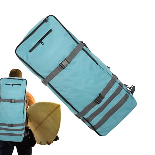 Wasserdichte Tasche Für Paddle-boards, Wasserdichte Tasche Für Paddle Boards, Tasche Für Stand Up Paddle Board, 84L Großes Fassungsvermögen,Aufblasbarer Paddleboard-Rucksack,verstellbare Schultergurte von Generisch